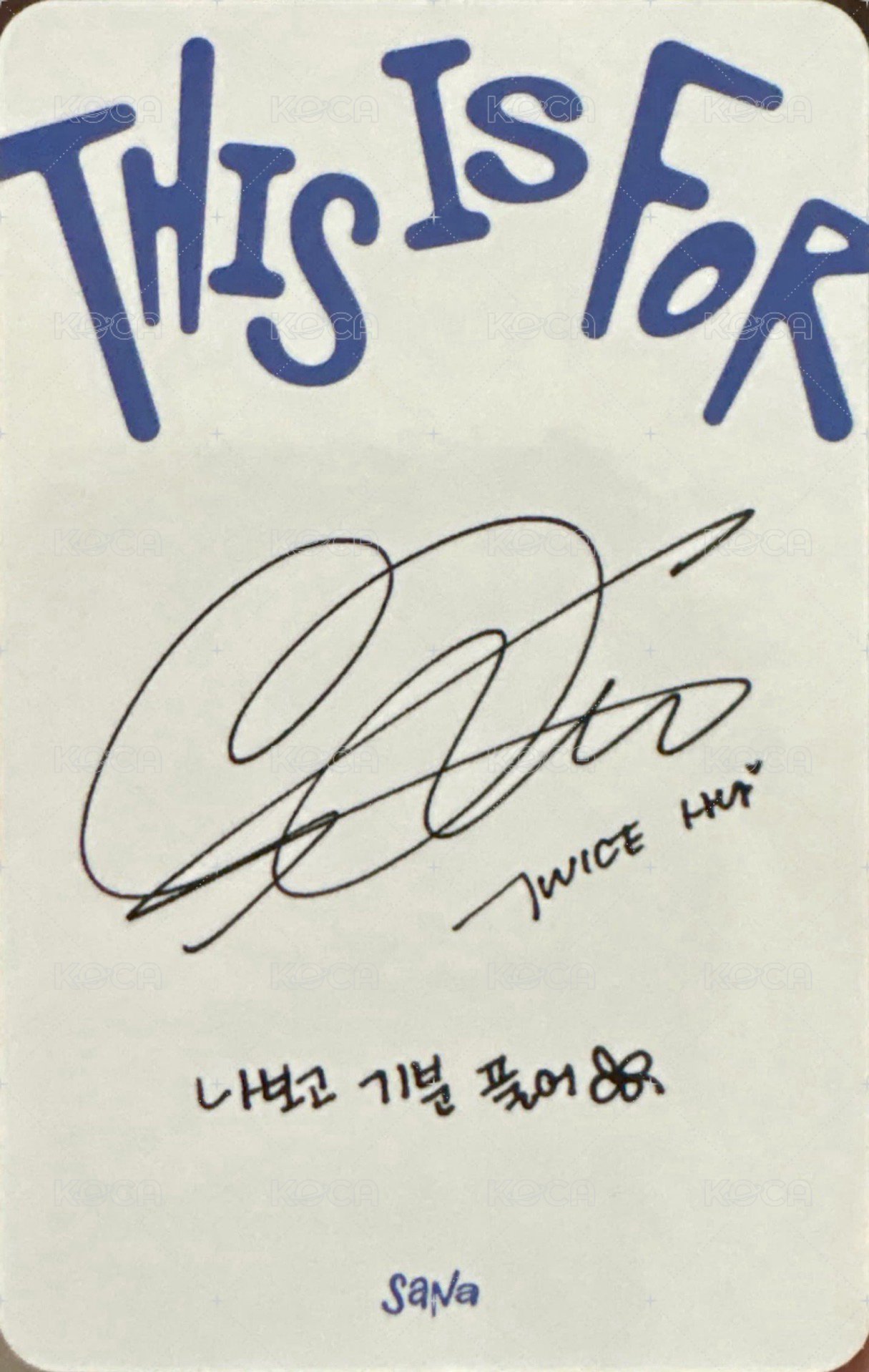 正規四 專輯卡  背面