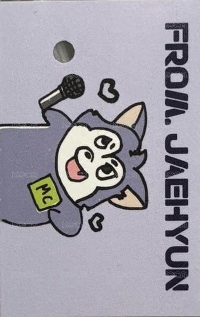 mc 入場卡 / 場限卡 手寫信 正面