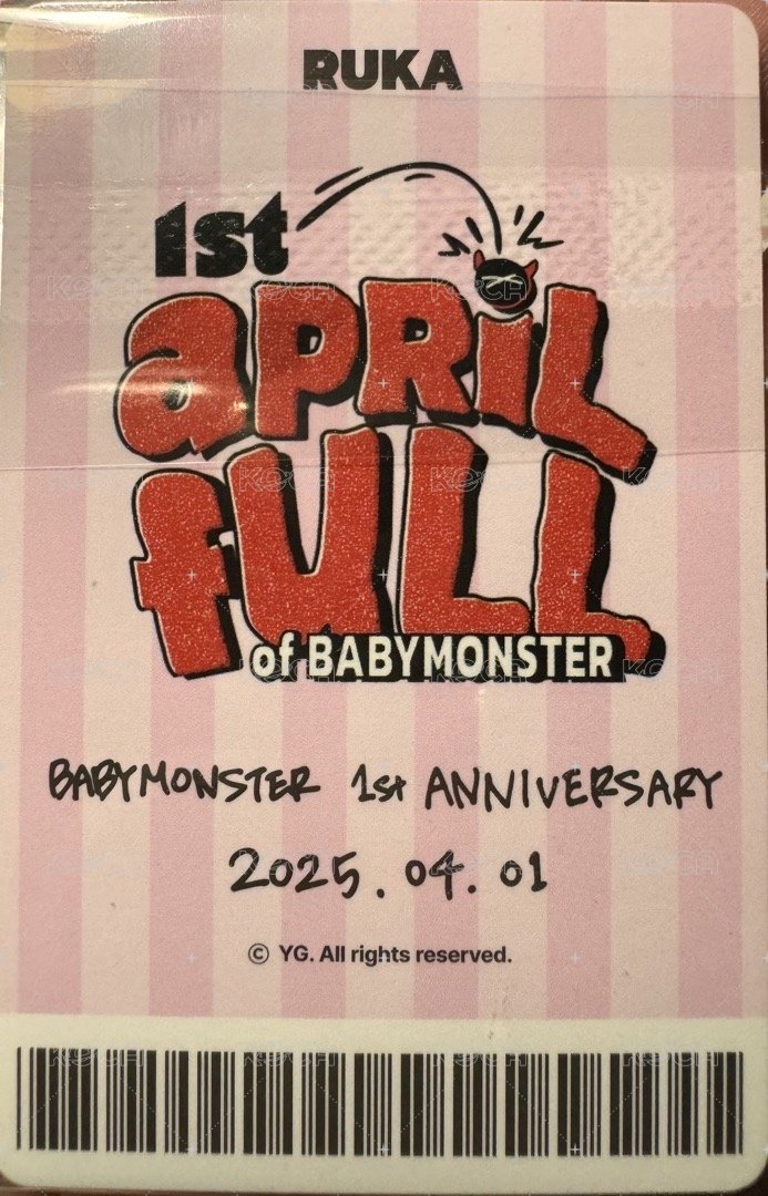 一週年 wvs 滿額卡 周邊滿額卡 Ruka ver.A 背面