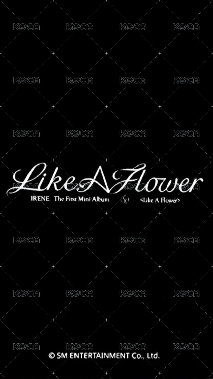 Like A Flower am 1.0 特典卡  背面