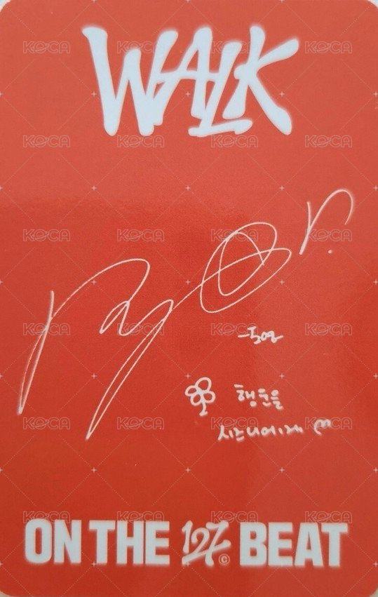 WALK 專輯卡 Podcast Ver. 背面