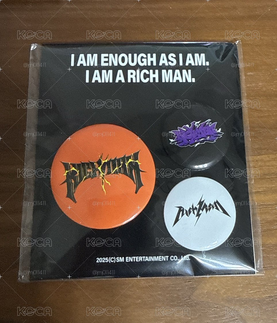 Rich Man 快閃 徽章（無小卡）
