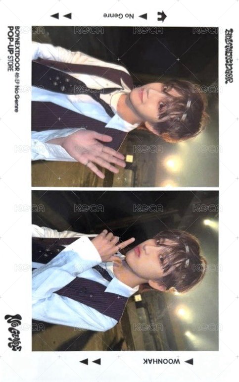 No Genre 滿額卡 首爾線下快閃 二宮格 6 正面