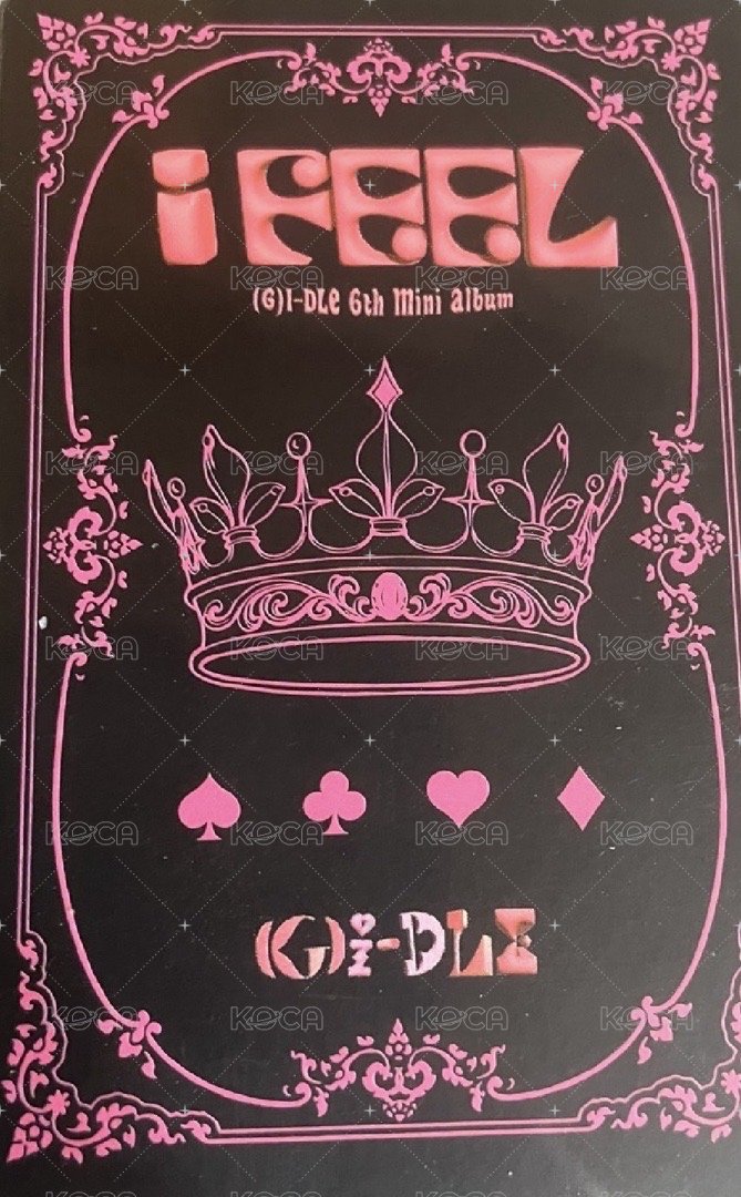 I feel 專輯卡 QUEEN版 比八刷 背面