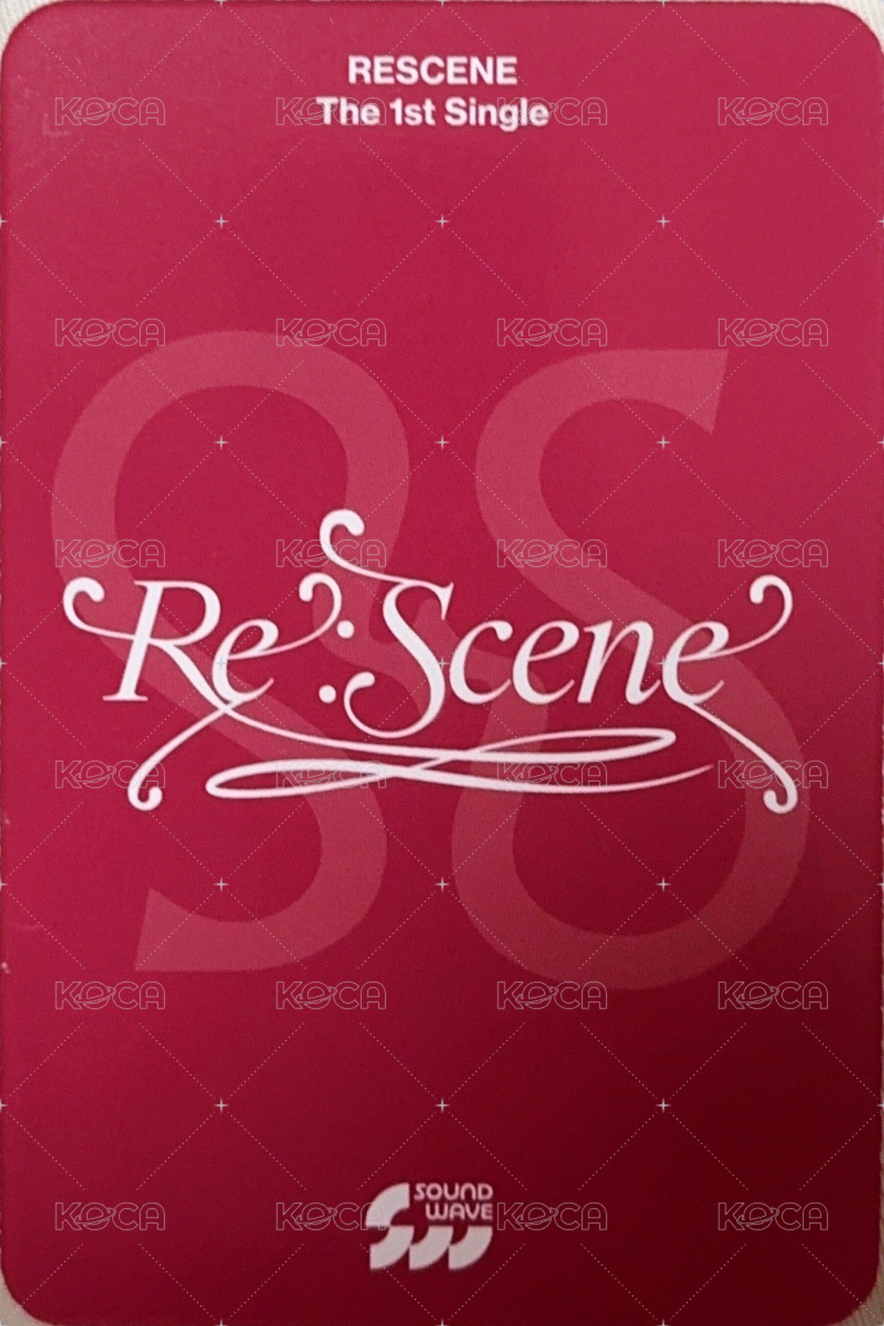 Re:Scene sw 7.0小夜燈 簽售卡  背面