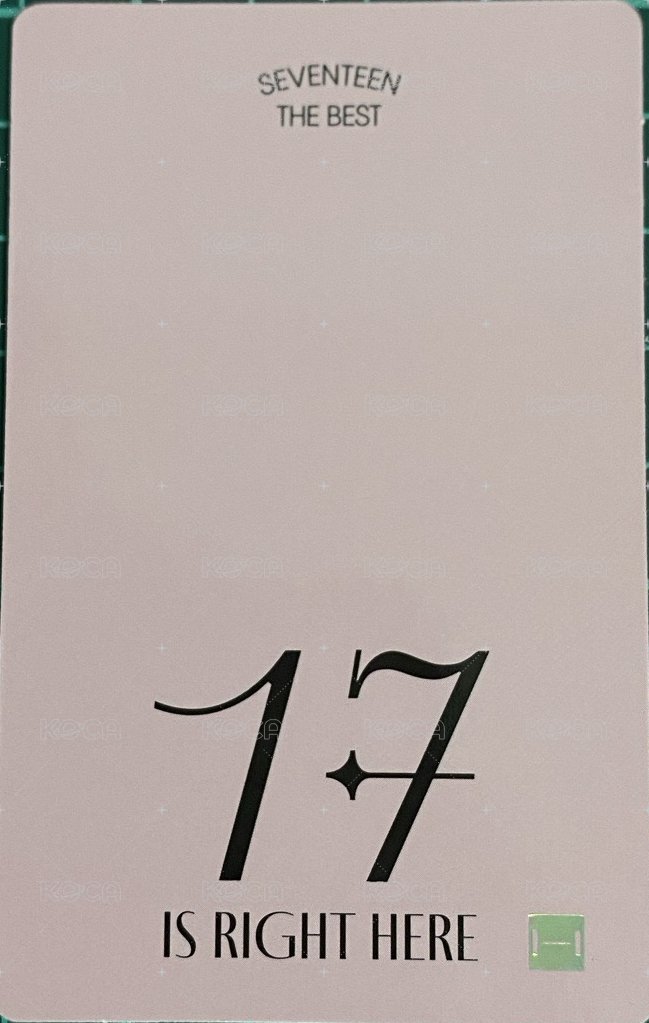 精選專 wvs 特典卡 精選輯｜感謝祭 背面