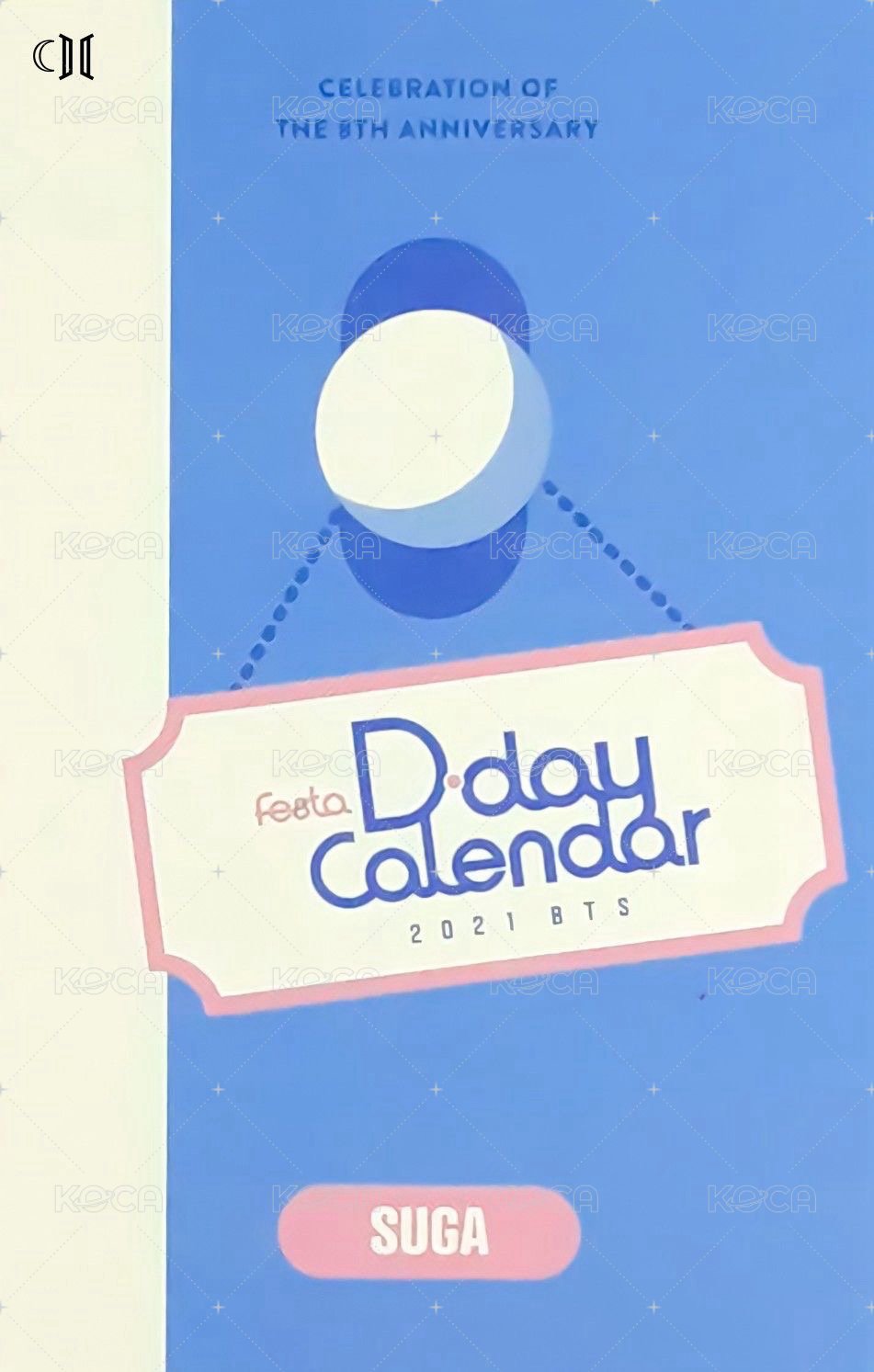 2021 八週年日曆盒 周邊卡 D9 背面