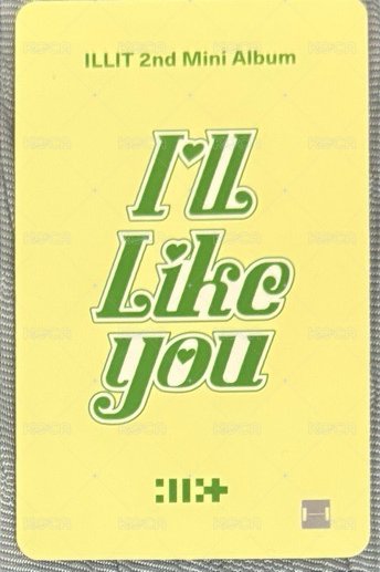 I'LL LIKE YOU mp 2.0 幸運卡  背面