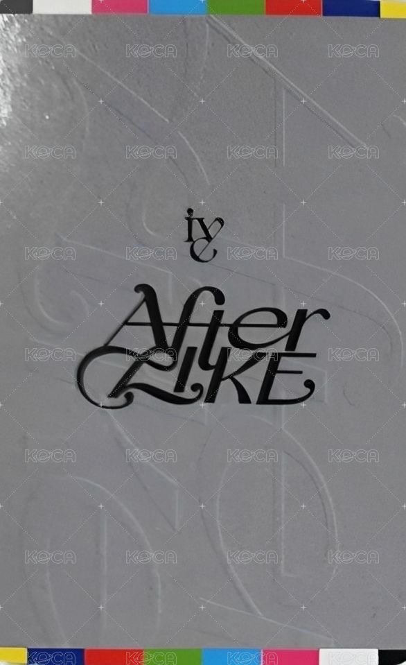 After LIKE wm 1.0 簽售卡  背面