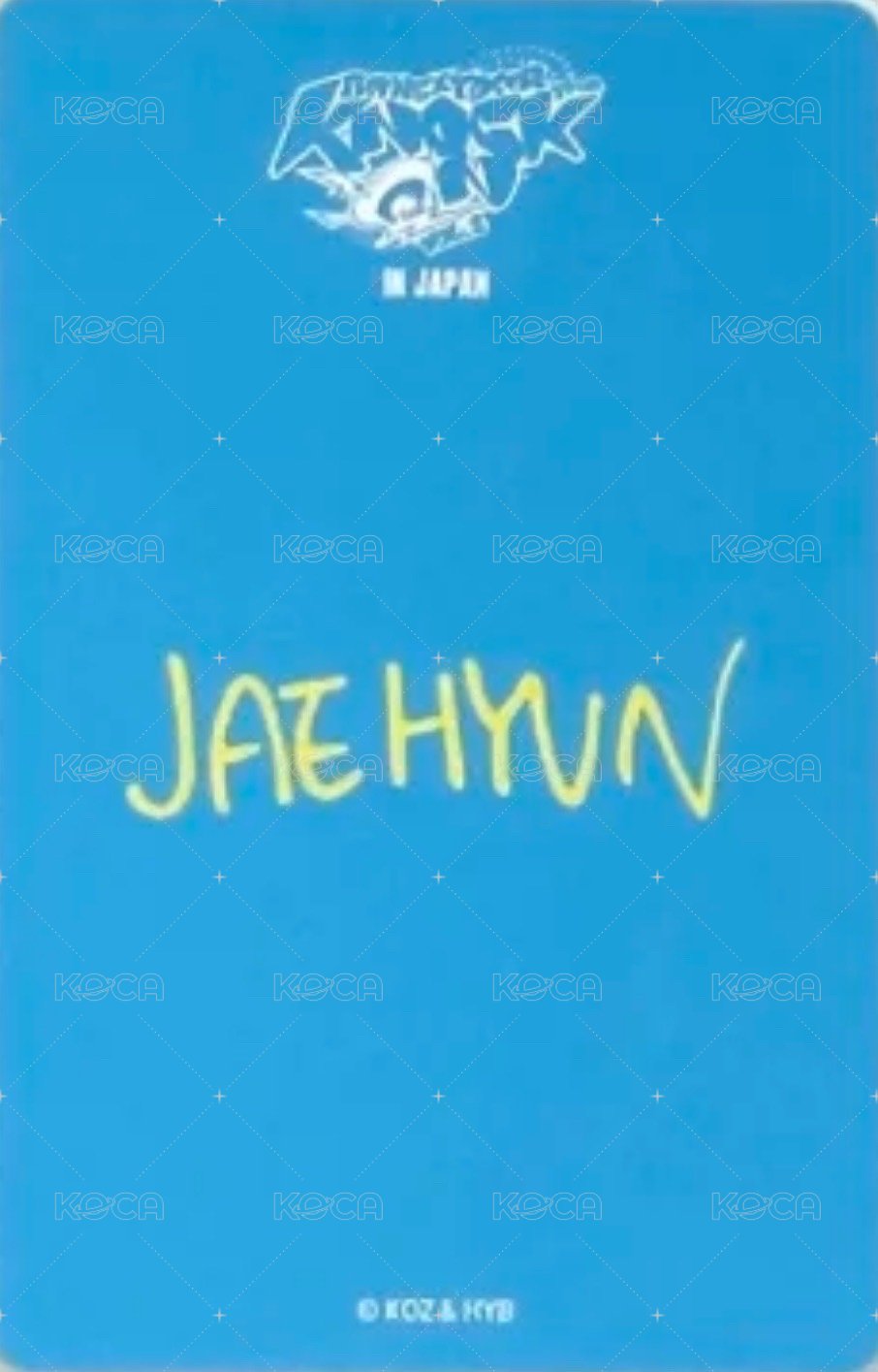 Knock On 巡迴 日巡 隨機卡 自拍 背面