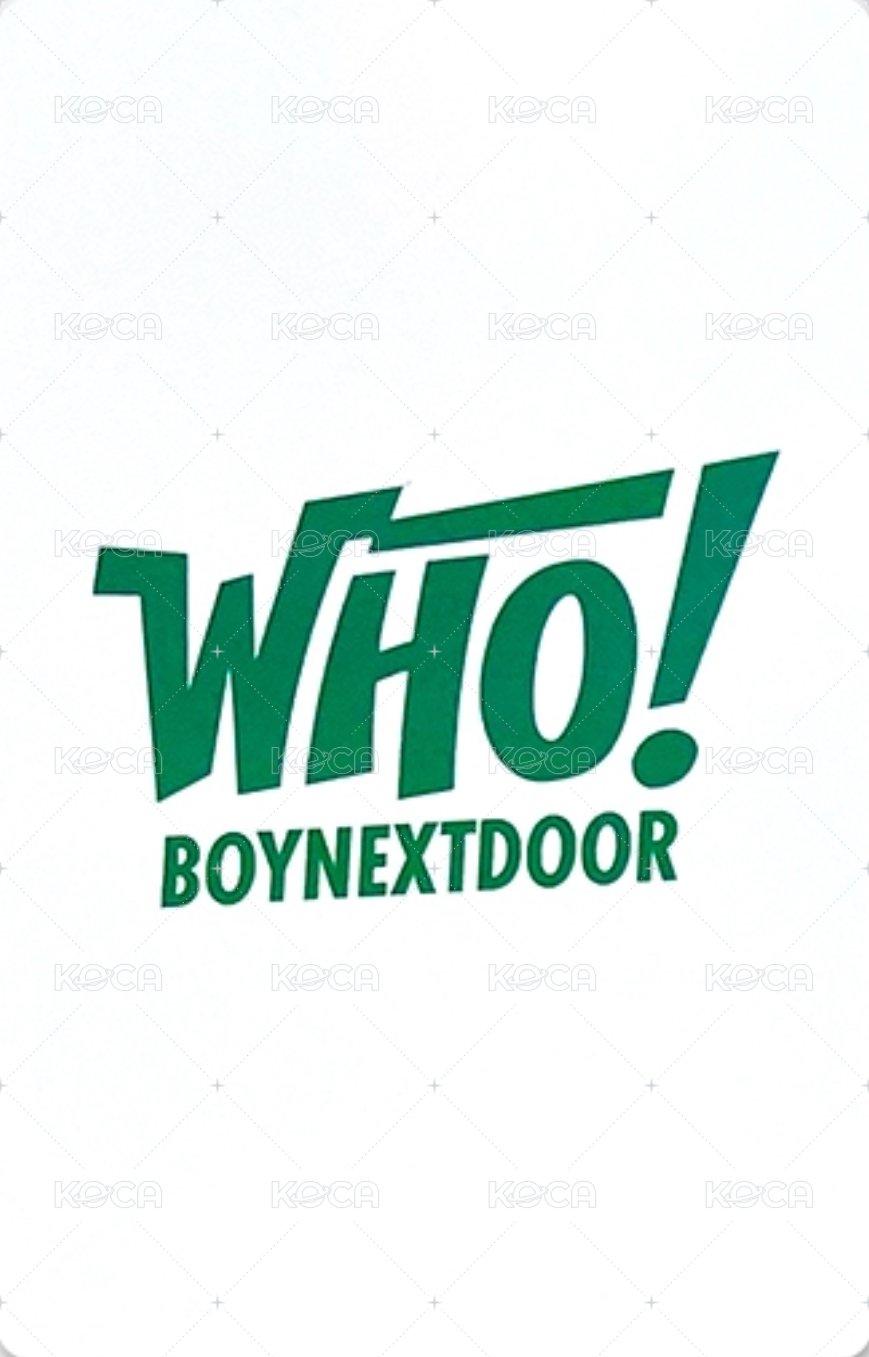 WHO! 阿拉丁 預售 特典卡 3 背面