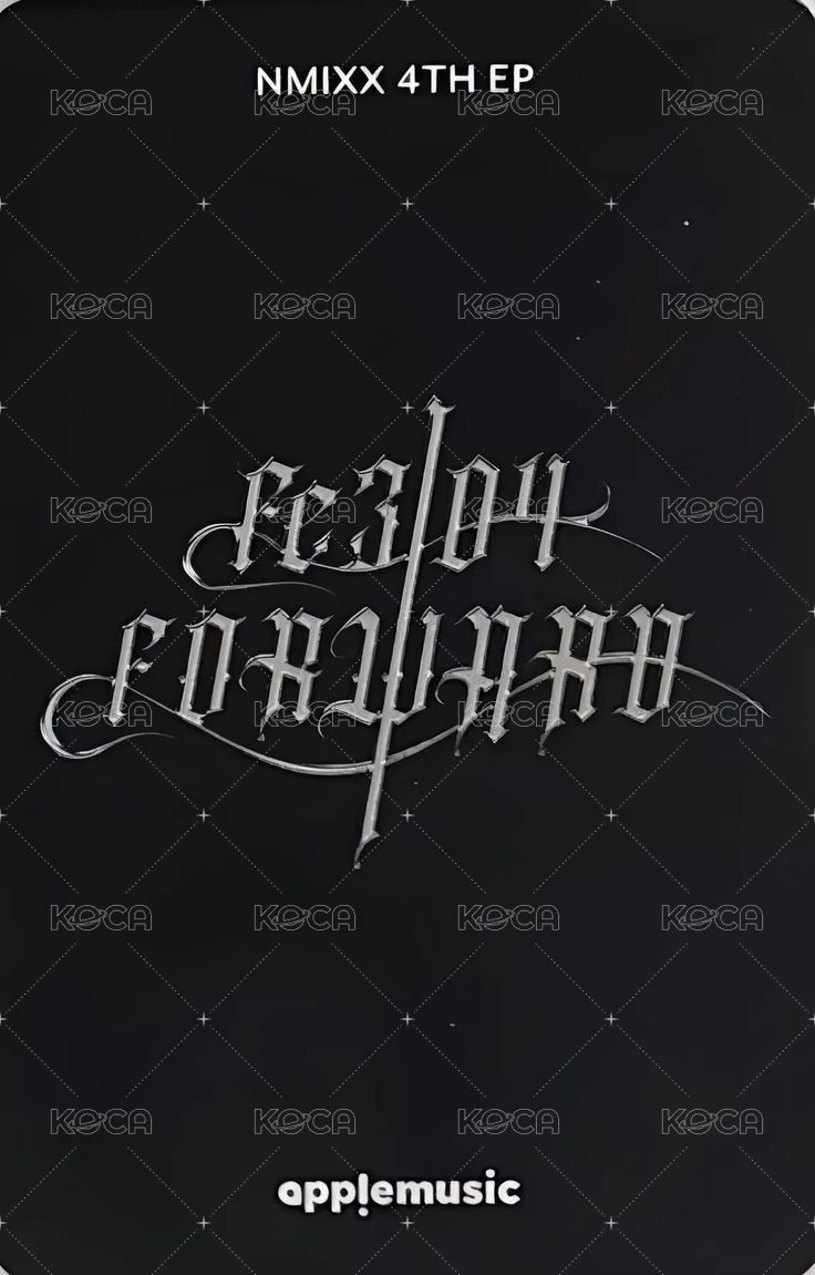 FORWARD am 普版預售 特典卡  背面