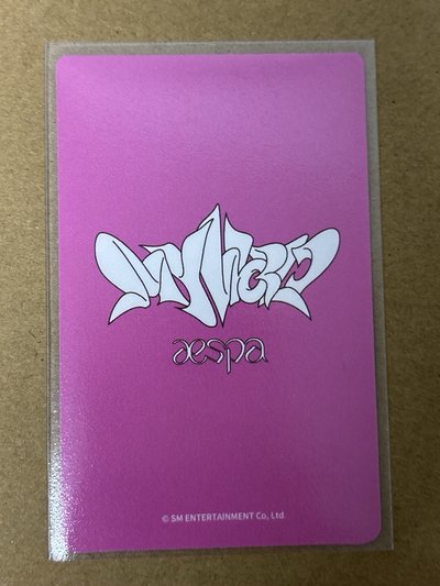 aespa Karina 柚子 MY WORLD ia 特典卡 預售柚