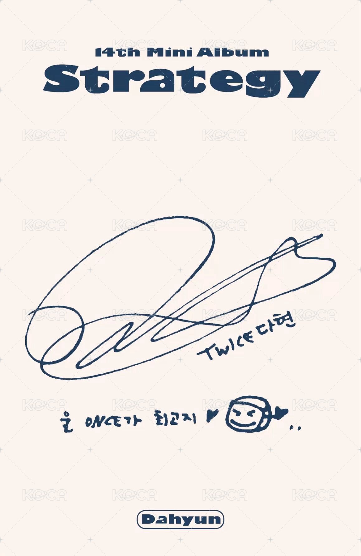 mini 14 專輯卡 Highlight ver. 背面