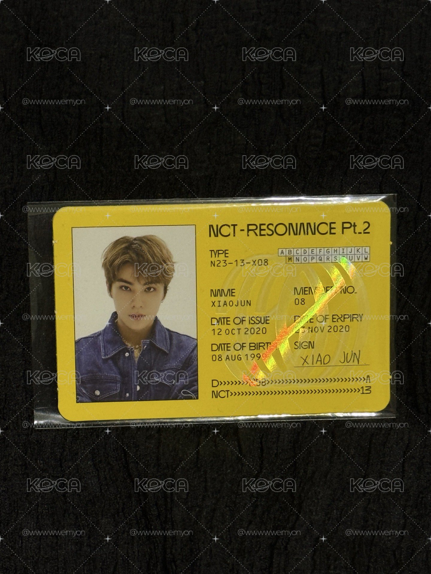 肖俊 證件照（NCT2020)