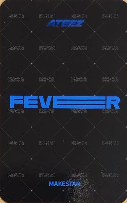 Fever pt.2 ms 1.0 簽售卡  背面