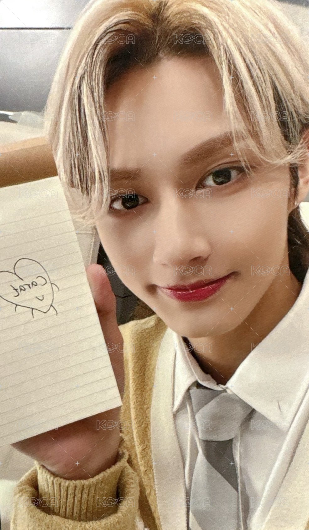 MINI10 環球 CARAT ver 特典卡  正面