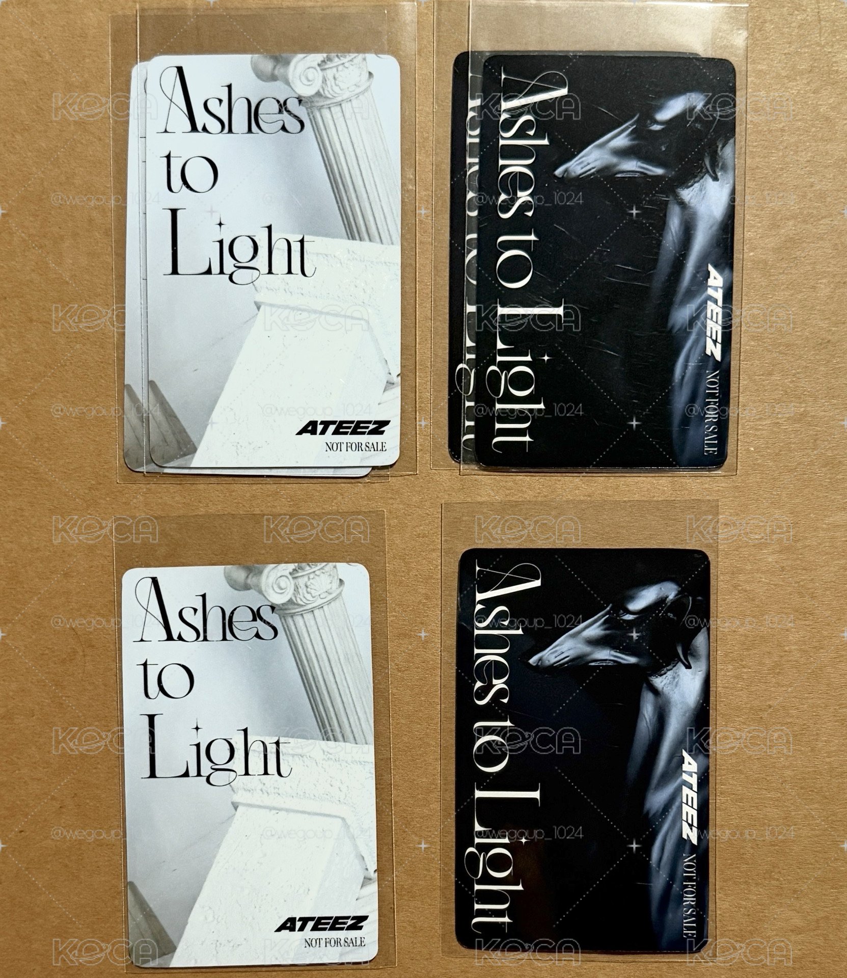 Ashes to Light 日專 特典卡/專卡 旼琦 鍾浩
