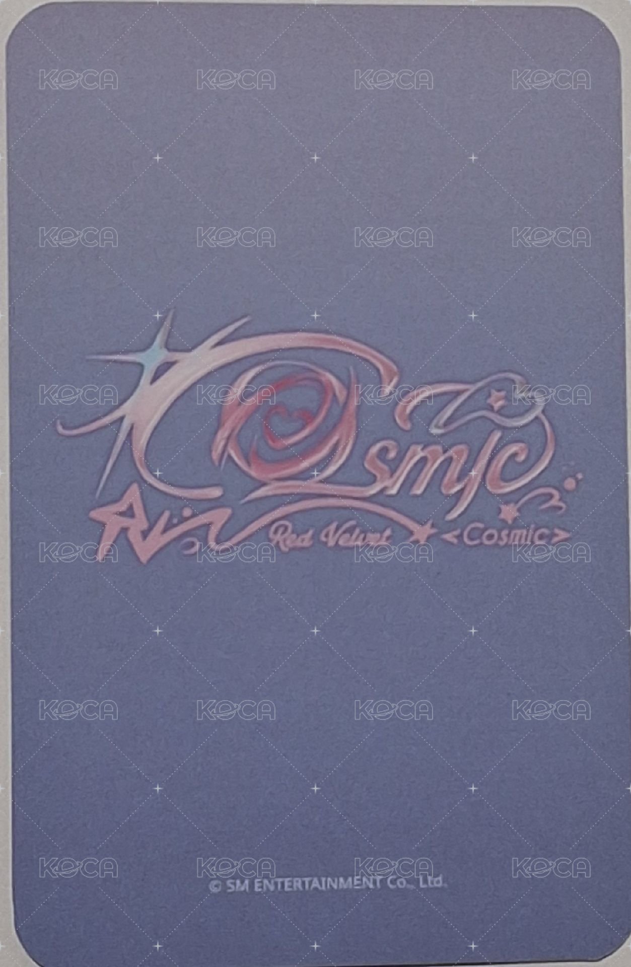 Cosmic sw 幸運卡  背面