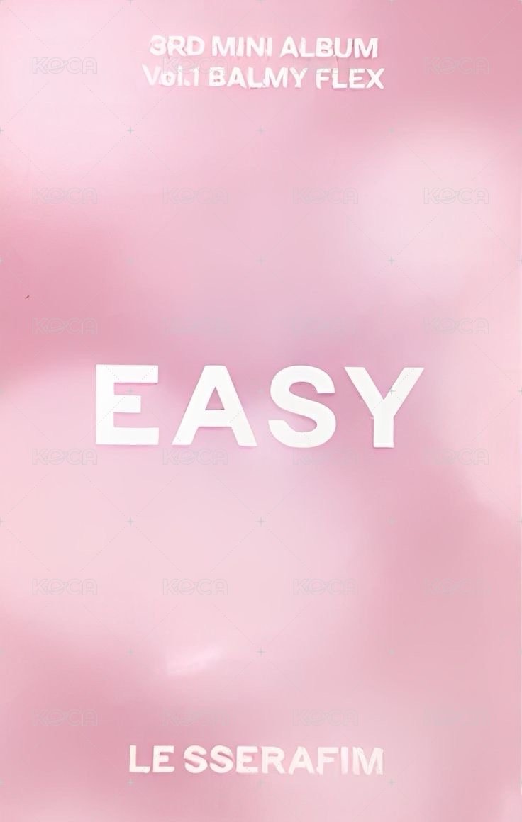 EASY 專輯卡 Vol.1 專卡 背面