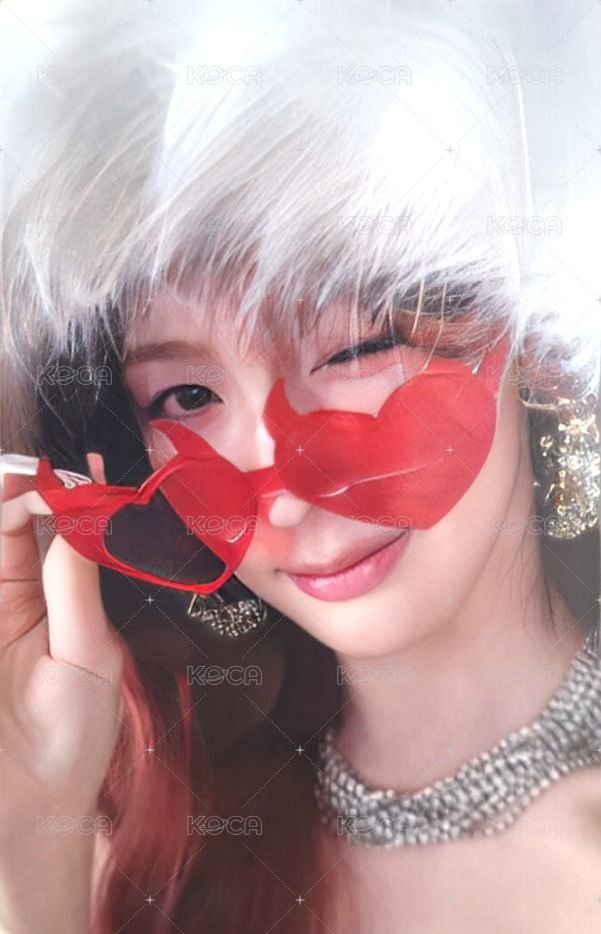 正規二 am 1.0 幸運卡 愛心墨鏡ver. 正面