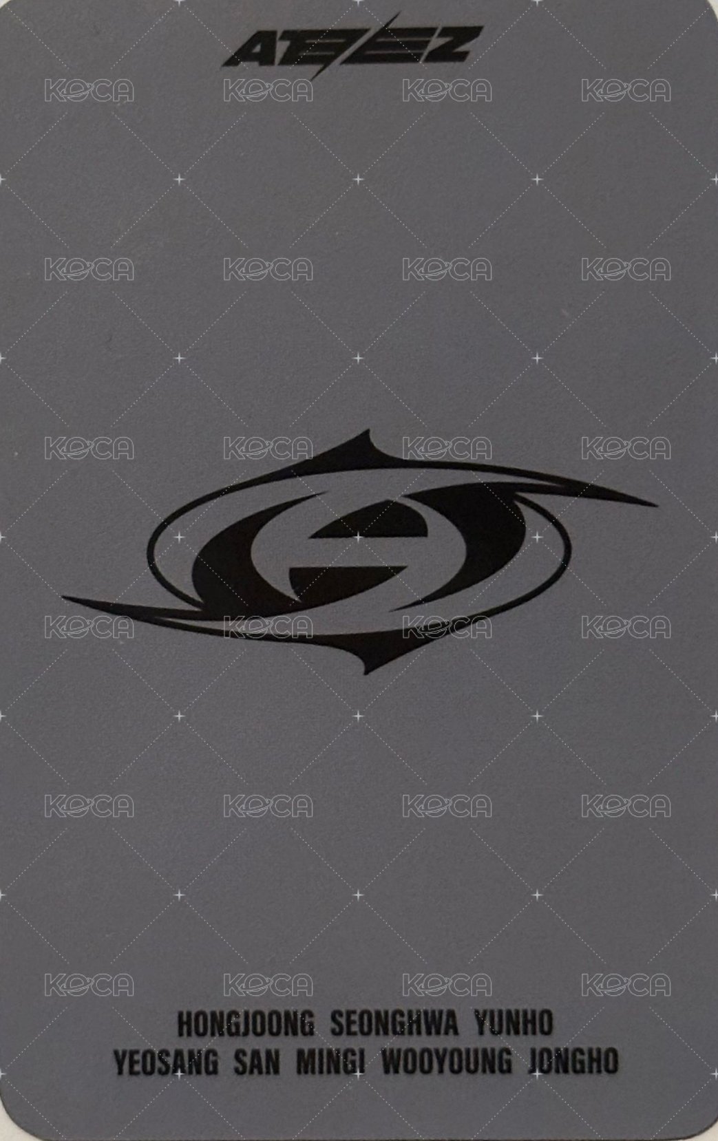 WILL 打歌卡  背面