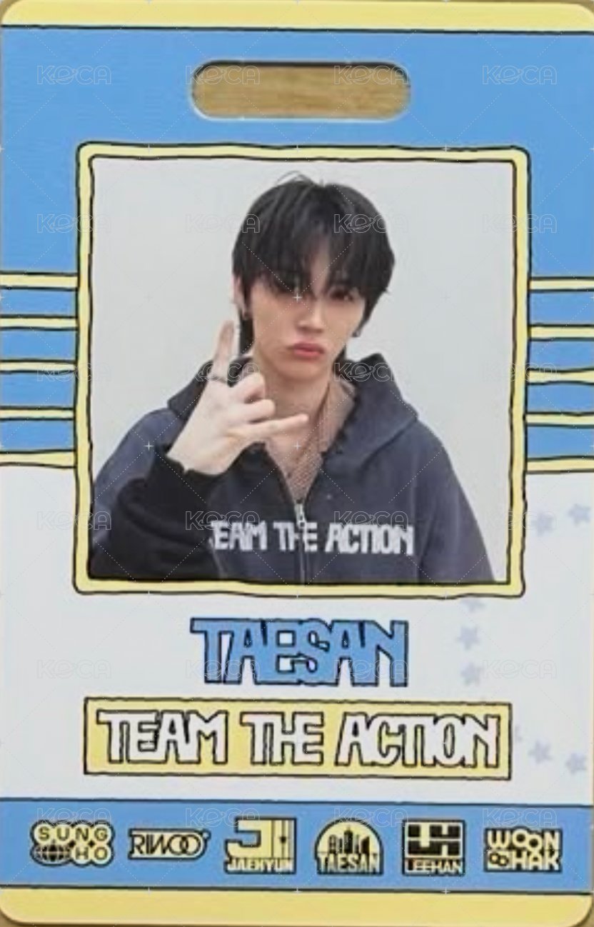 The Action 專輯卡 識別證 電子專 Weverse Ver. 正面