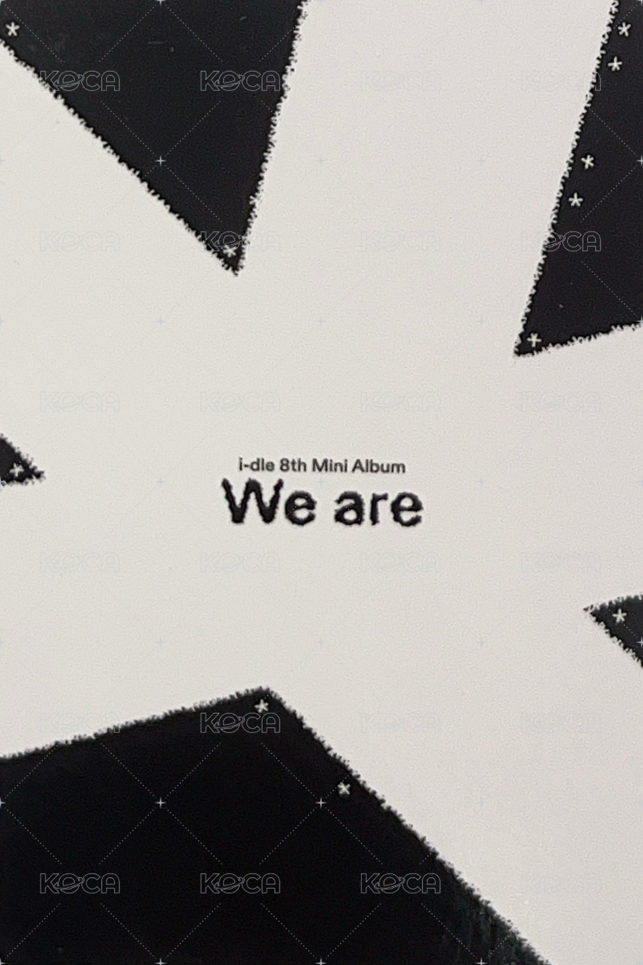 We are 專輯卡 poca ver. B ver. 背面