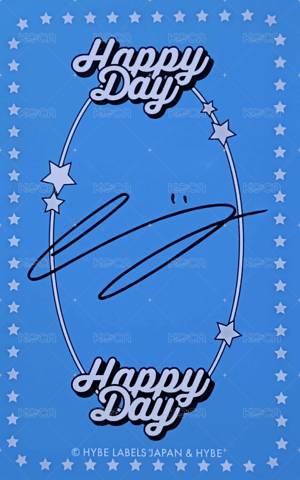 Happy Day  2023~2024 周邊卡 BIRTHDAY KIT卡 背面