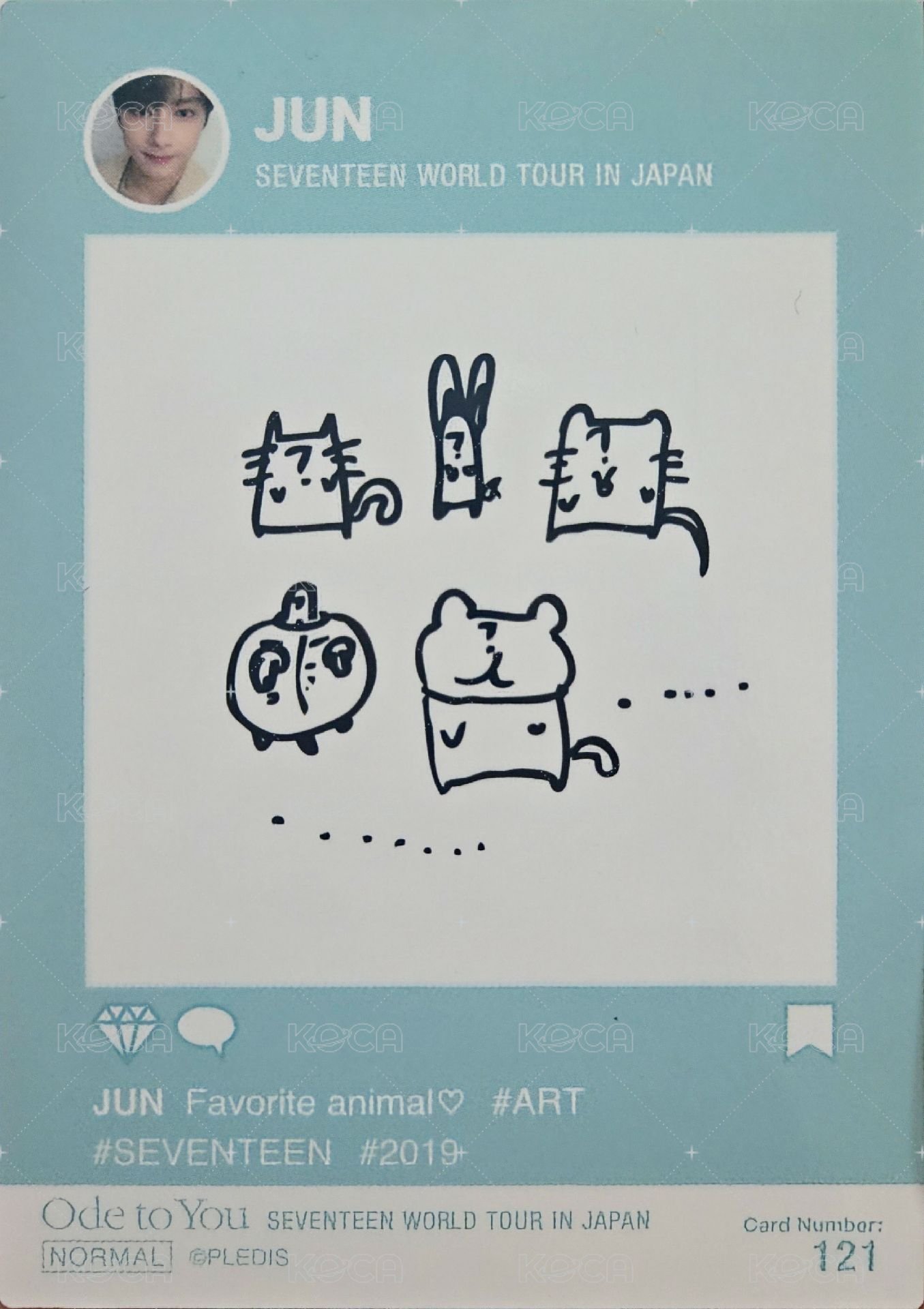 19’OTY 隨機卡  背面