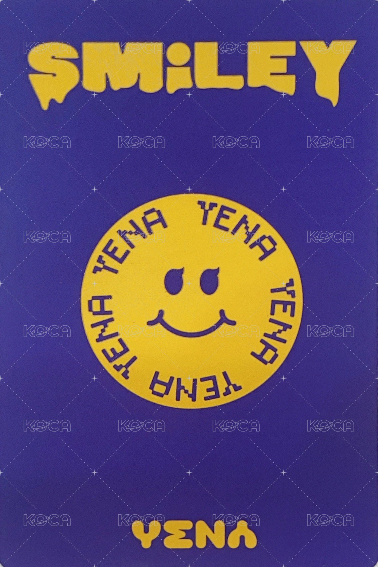 SMiLEY 專輯卡 紫版閃卡 背面