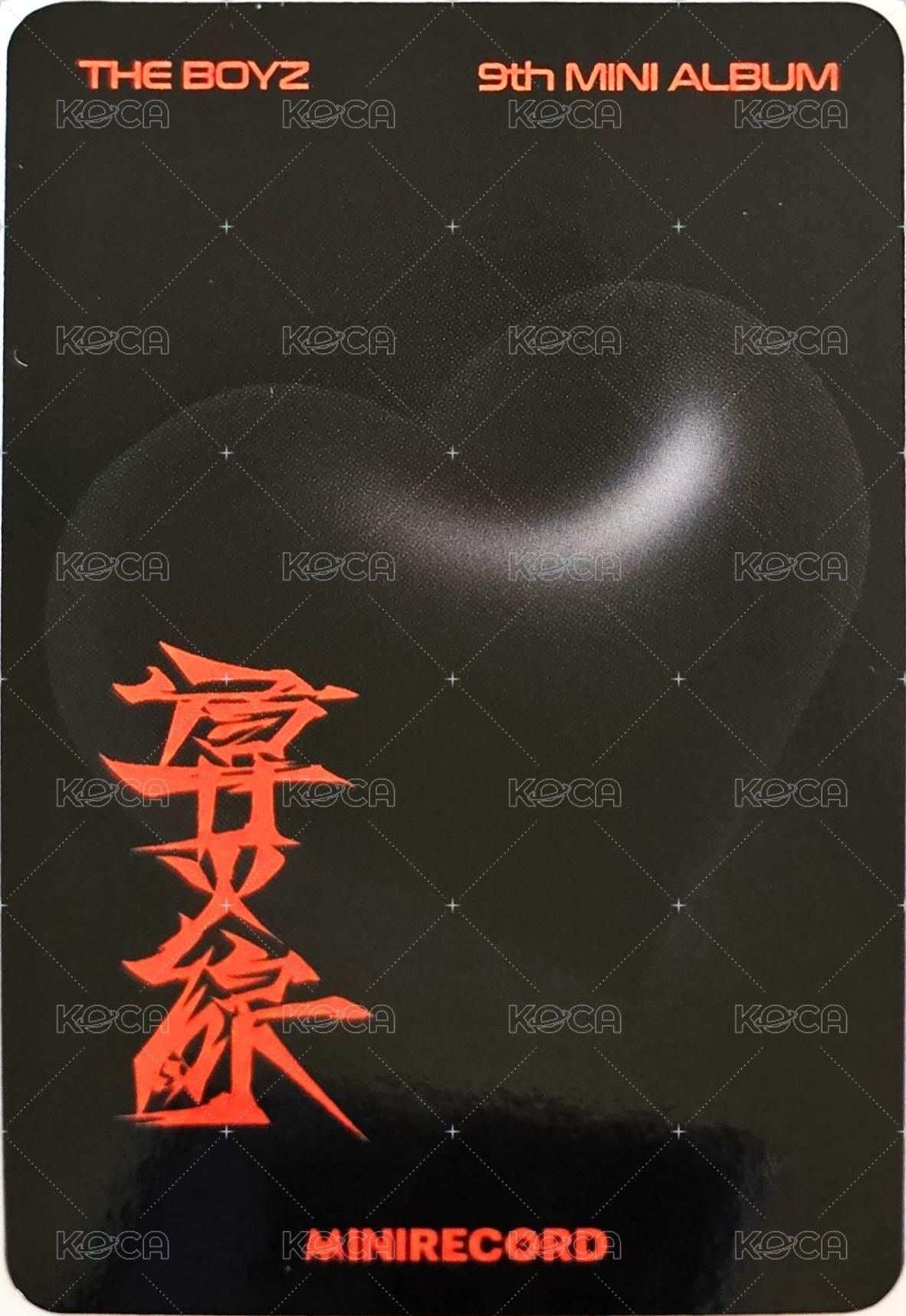 TRIGGER (導火線) MINIRECORD 4.0 簽售卡 懵懵愛心ver. 背面