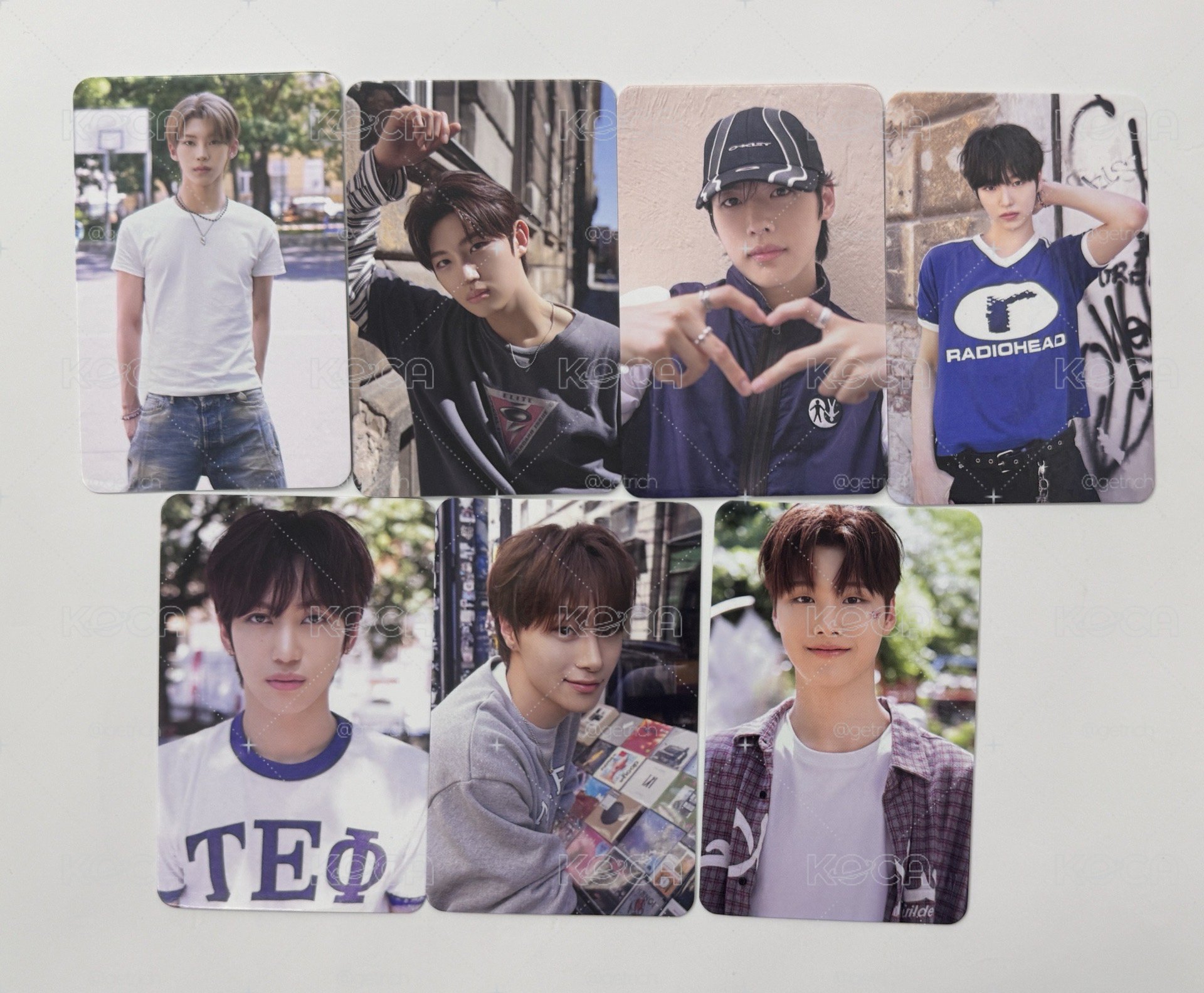 idntt OT7實體一套+7張聽歌碼