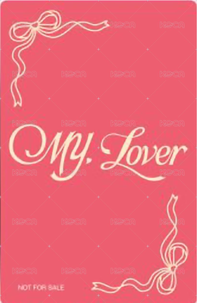 MY, Lover 華納 特典卡  背面