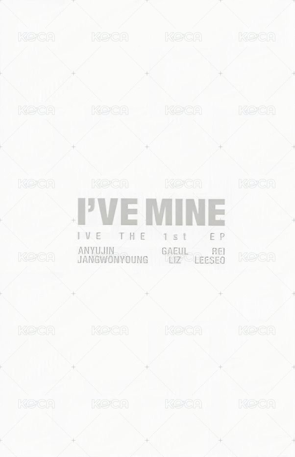 I'VE MINE 專輯卡 LOVE DIVE ver. 專卡 背面