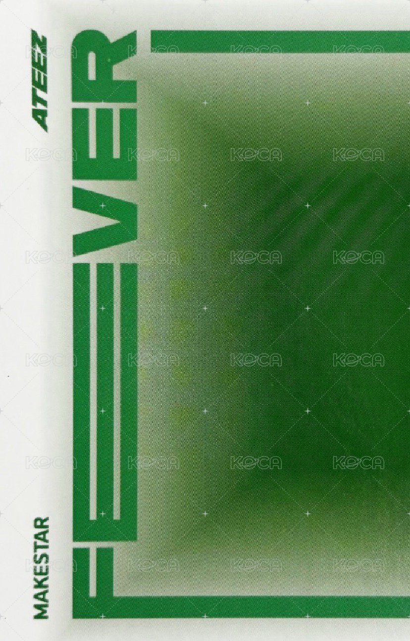 Fever pt.3 ms 簽售卡  背面