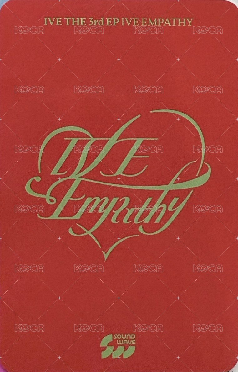 IVE EMPATHY sw 8.0 幸運卡 草莓員 背面