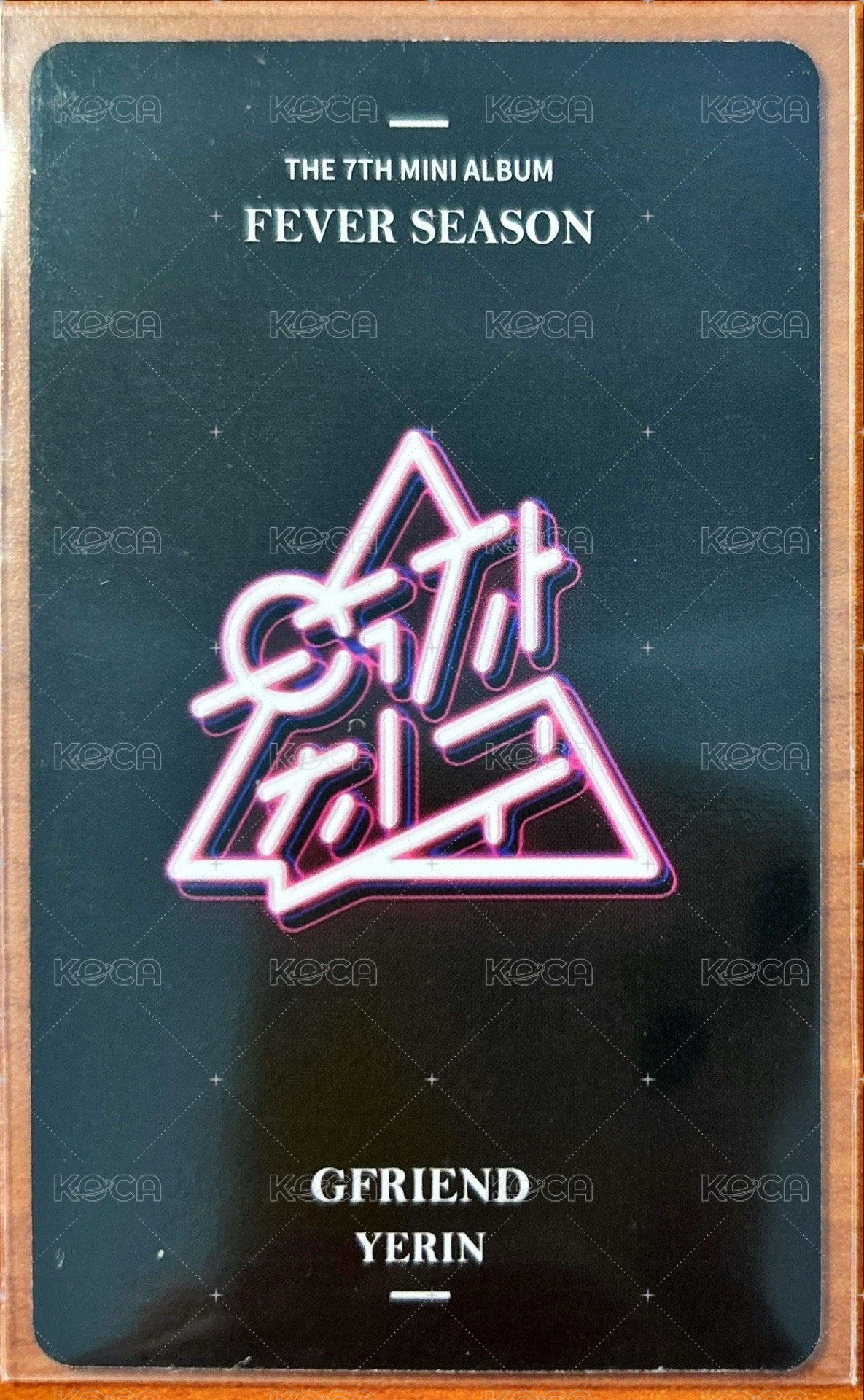 迷七 專輯卡 熱版 專卡 背面