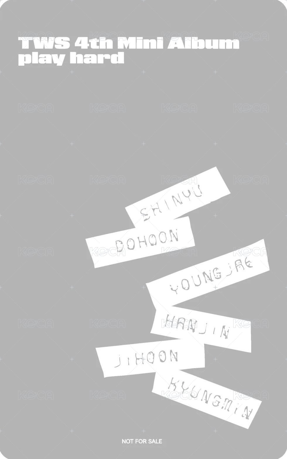 Play Hard hmv 2.0 幸運卡  背面