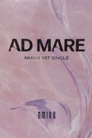 AD MARE sw qoo10 簽售卡  背面