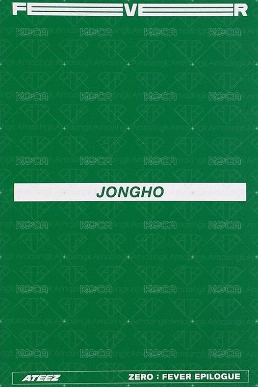 Fever Epilogue 專輯卡 Diary ver. Limited 背面