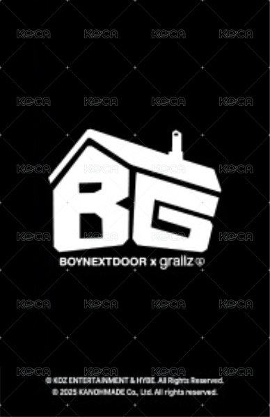 Knock On 巡迴 周邊卡 FINAL場周 短袖 黑色 團卡 背面