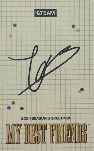 2024年曆 年曆卡  背面