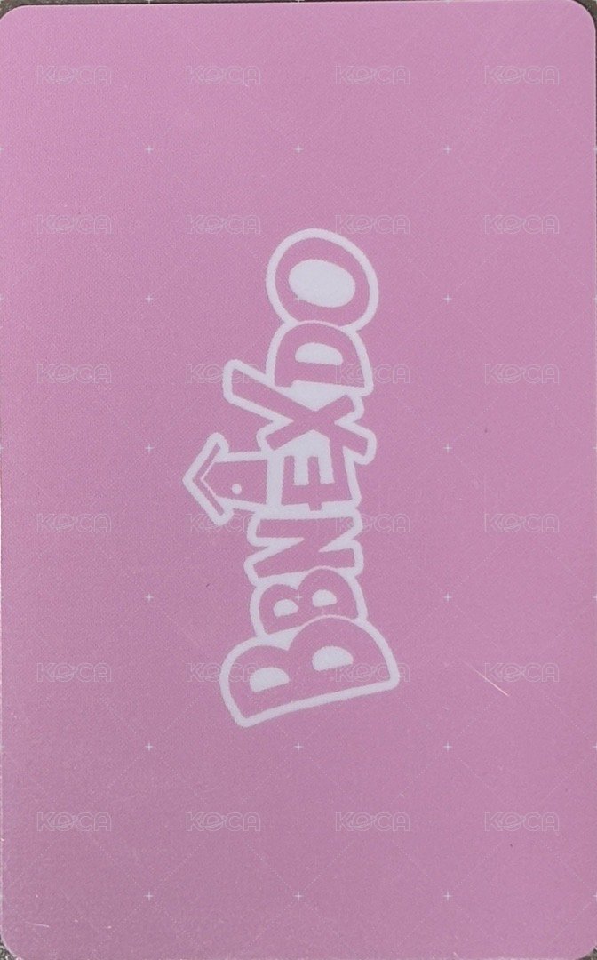 BBNEXDO 入場卡 / 場限卡 韓國線下快閃 CATBBI 背面