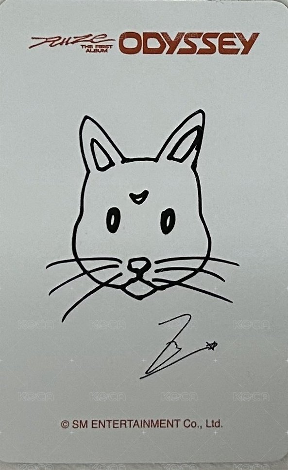 ODYSSEY km 幸運卡  背面