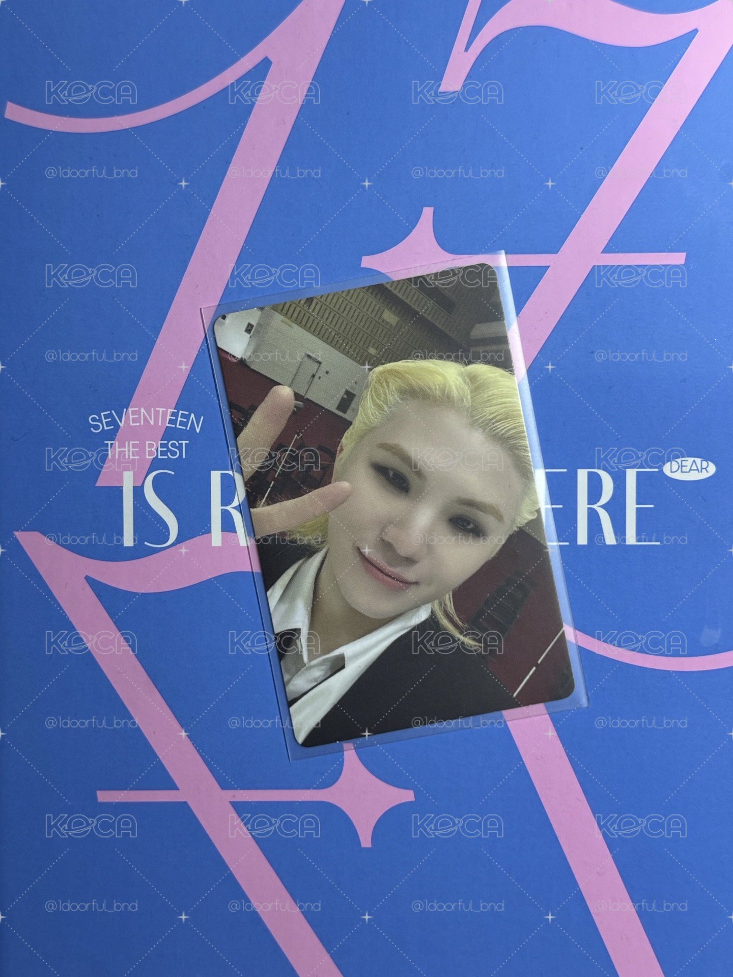 李知勳 WOOZI 精選專 專輯卡