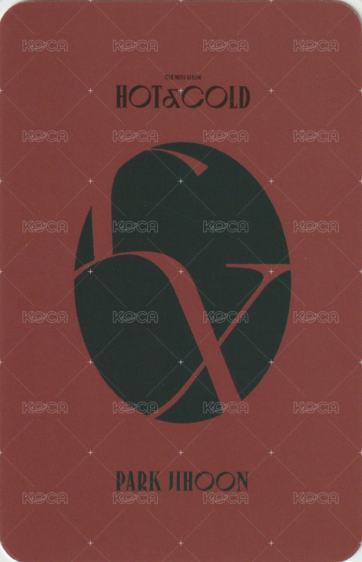 HOT&COLD sw 簽售卡  背面