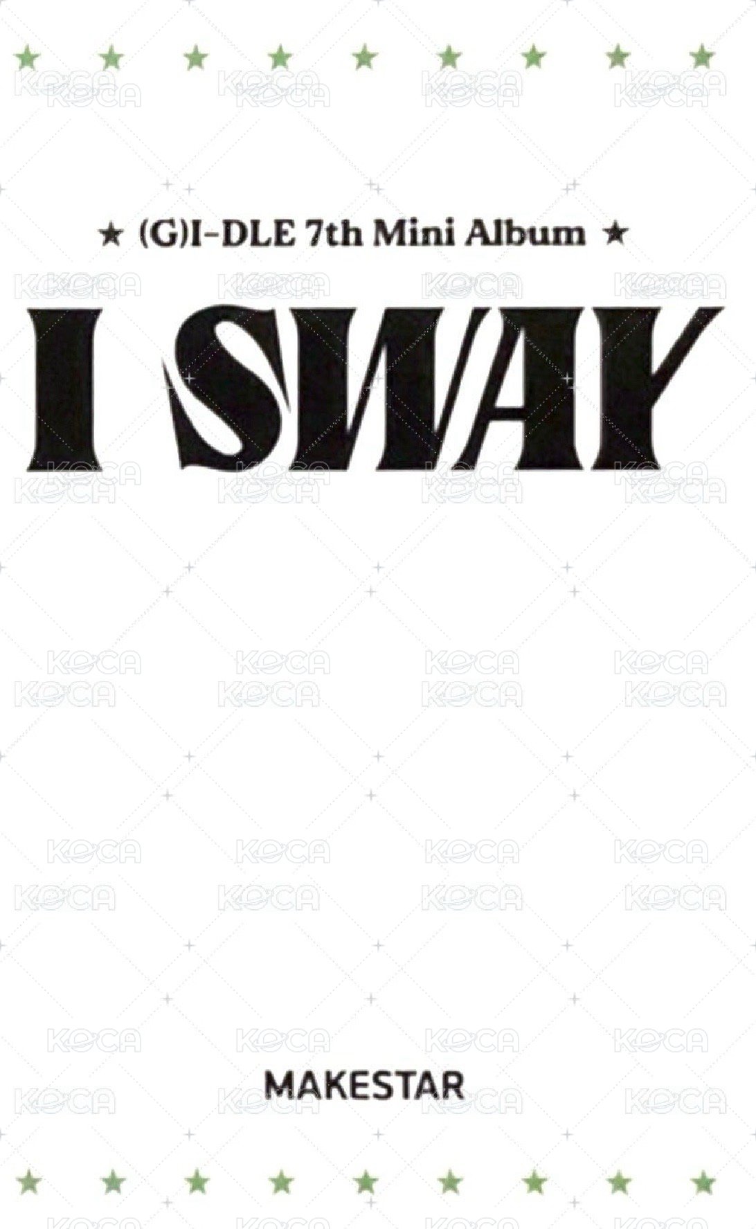 I SWAY ms 7.0 特典卡 熊貓娟 背面