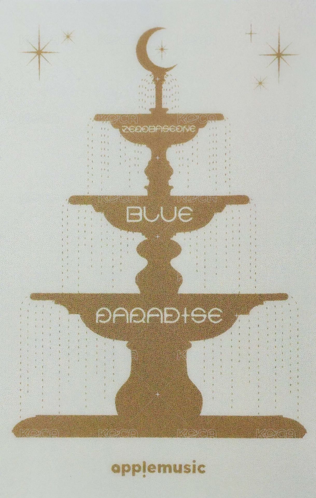 迷五 am 6.0 簽售卡 小熊帽子 ver. 背面