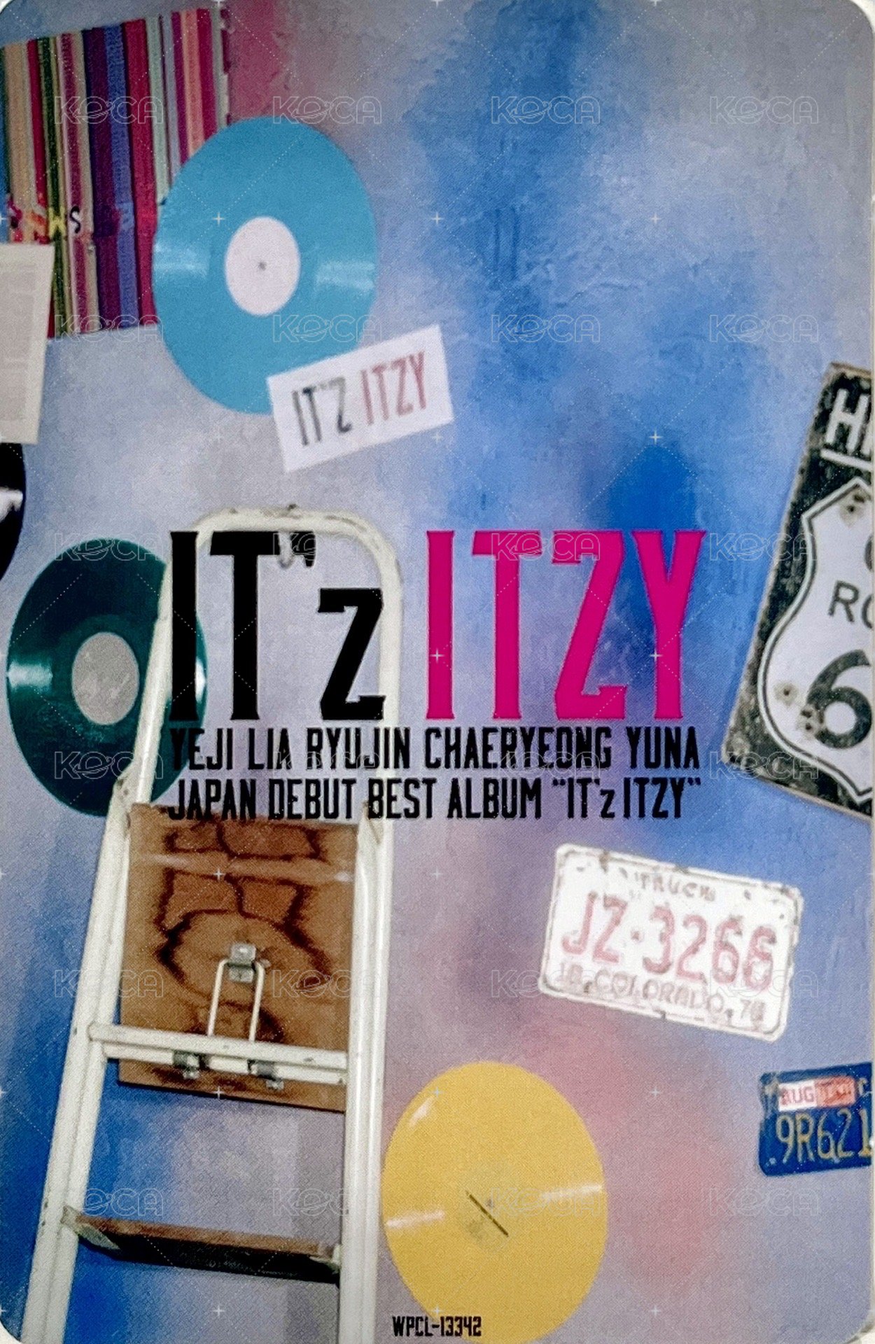 IT'z ITZY 專輯卡  背面